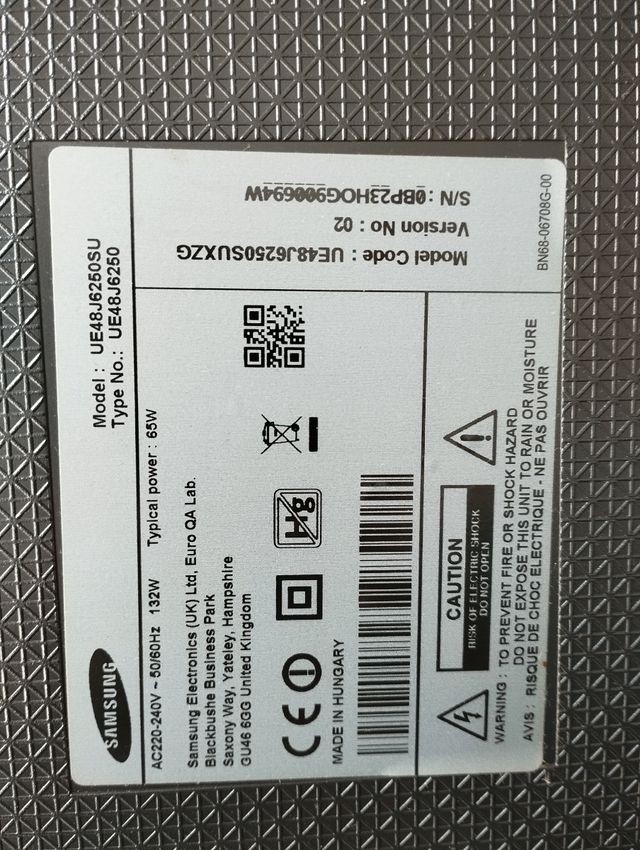 Despiece TV Samsung 48"