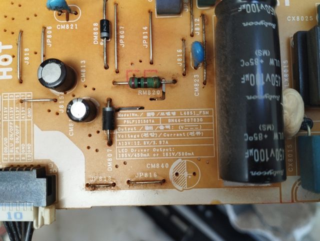 Despiece TV Samsung 48"