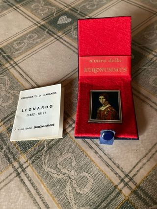 Riproduzione quadro leonardo in argento