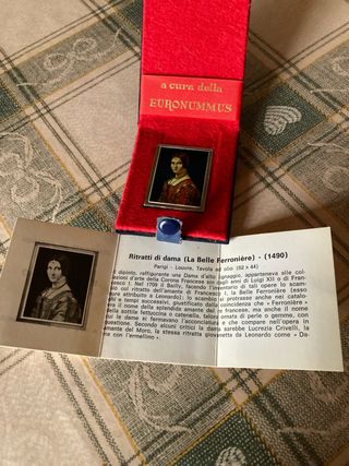 Riproduzione quadro leonardo in argento