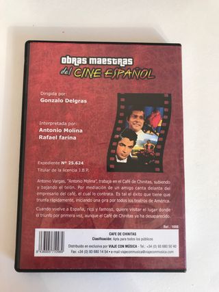 DvD Obras maestras del cine español.