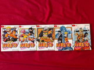 5 primeros mangas de naruto