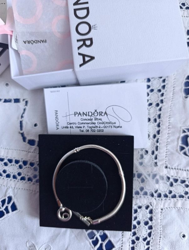 Bracciale Pandora moments con maglia Snake L. 19