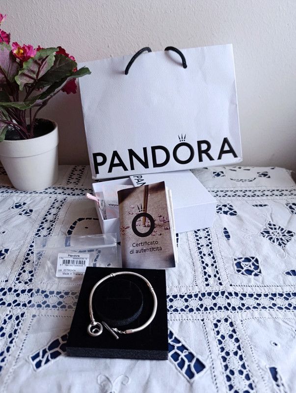 Bracciale Pandora moments con maglia Snake L. 19