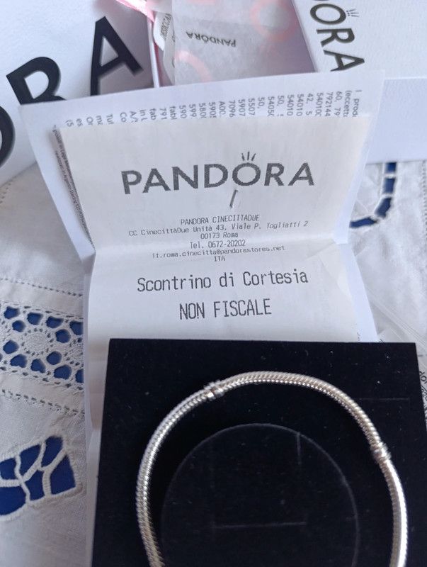 Bracciale Pandora moments con maglia Snake L. 19