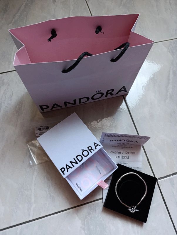 Bracciale Pandora moments con maglia Snake L. 19