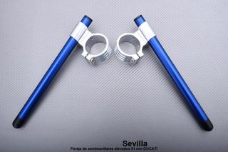 Pareja de semimanillares elevados 51 mm DUCATI