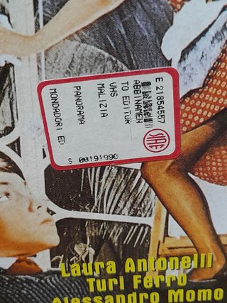 VIDEOCASSETTA VHS FILM EROTICO MALIZIA