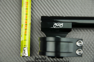 Semimanillares elevados y reclinables 52 mm B