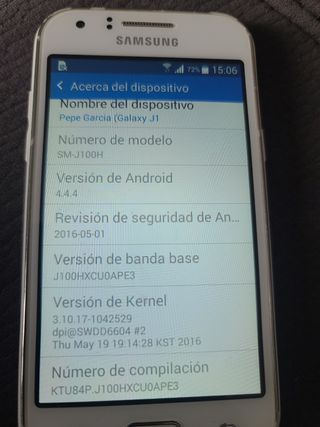 Teléfono samsung