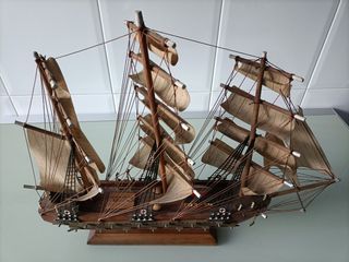 Maqueta fragata clasica