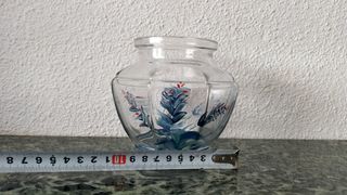 Jarron / florero de cristal