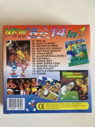 14 en 1 game boy con Fifa 98