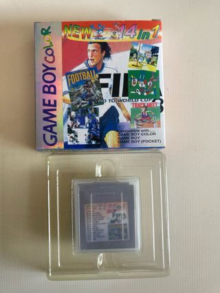 14 en 1 game boy con Fifa 98