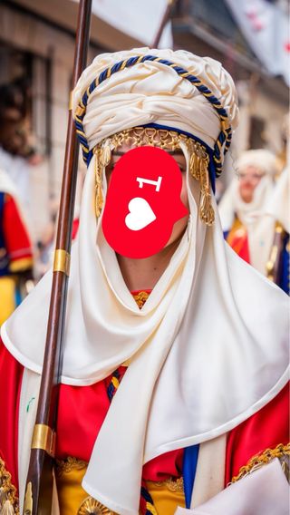 Traje Fiesta Moros y Cristianos Realistas Alcoy