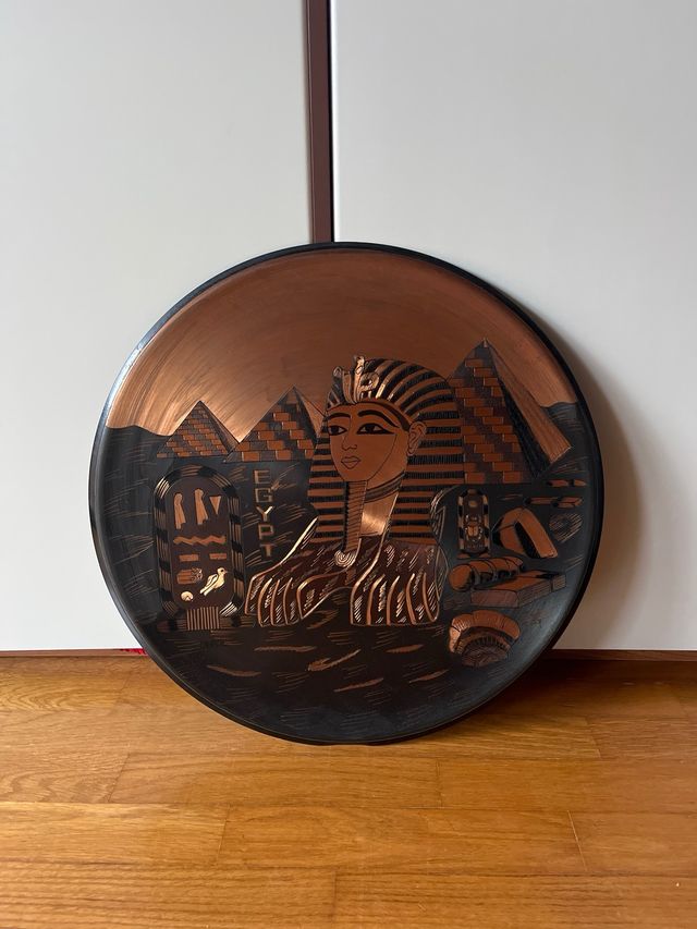 Quadro in metallo egizio 