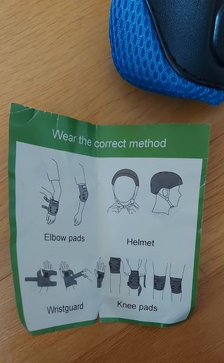 Kit protección rodillas + codos + muñecas infantil