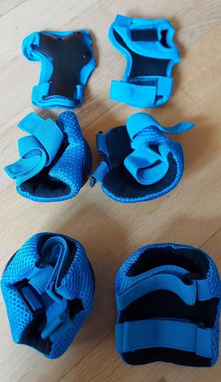 Kit protección rodillas + codos + muñecas infantil