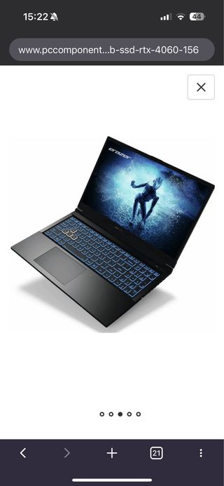 Portátil Medion ERAZER  i512450H/16GB/512GB