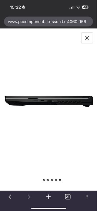 Portátil Medion ERAZER  i512450H/16GB/512GB