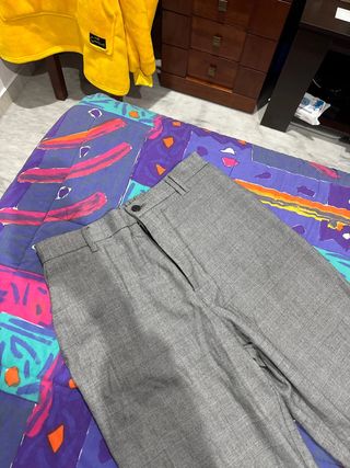 Pantalón cuadros Bershka