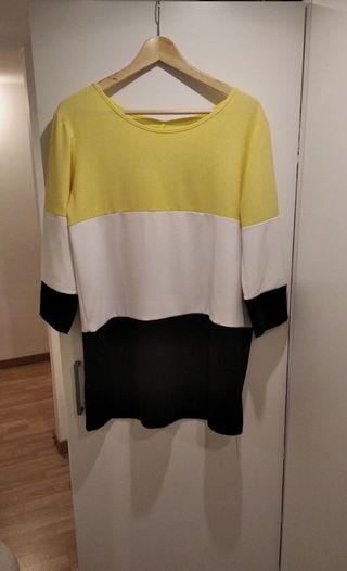 Vestito nero e giallo 