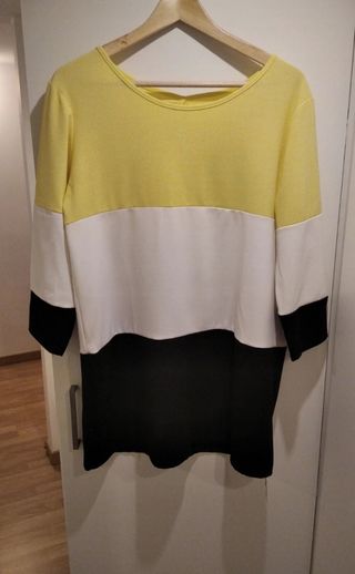Vestito nero e giallo 
