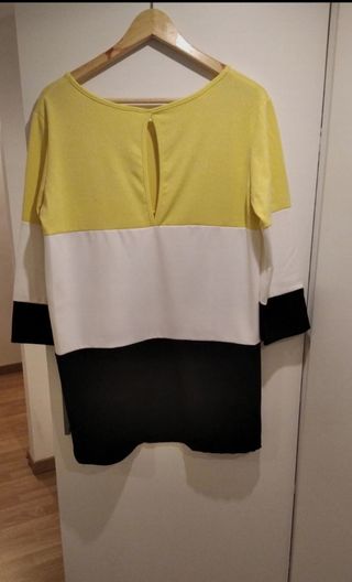 Vestito nero e giallo 