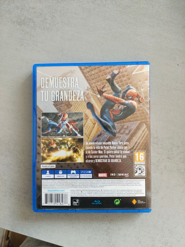 SPIDERMAN PS4