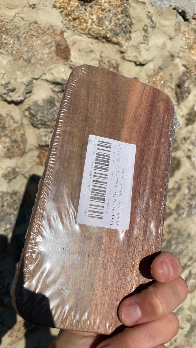 Mini bandeja de acacia 20 cm