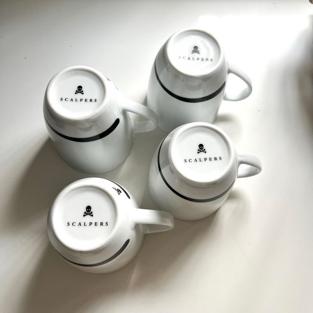 CONJUNTO TAZAS PORCELANA de segunda mano por 25 EUR en