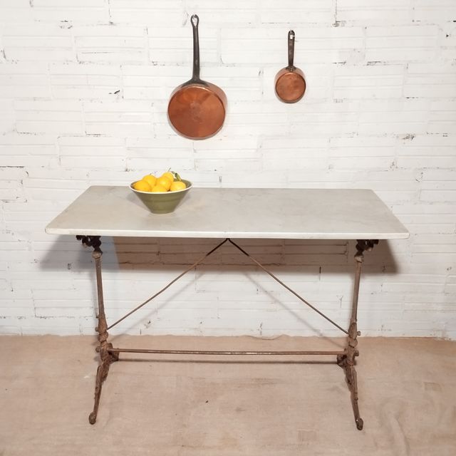 Mesa velador antigua de café o bistrot