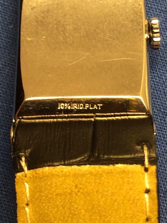 Orologio Hamilton in platino e brillanti