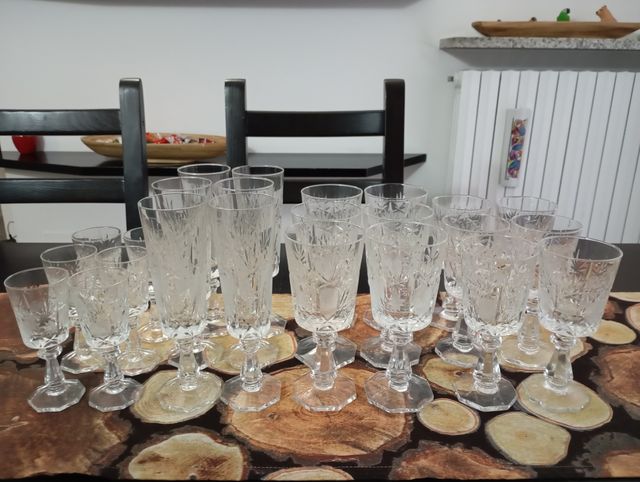 Servizio bicchieri cristallo 🍷