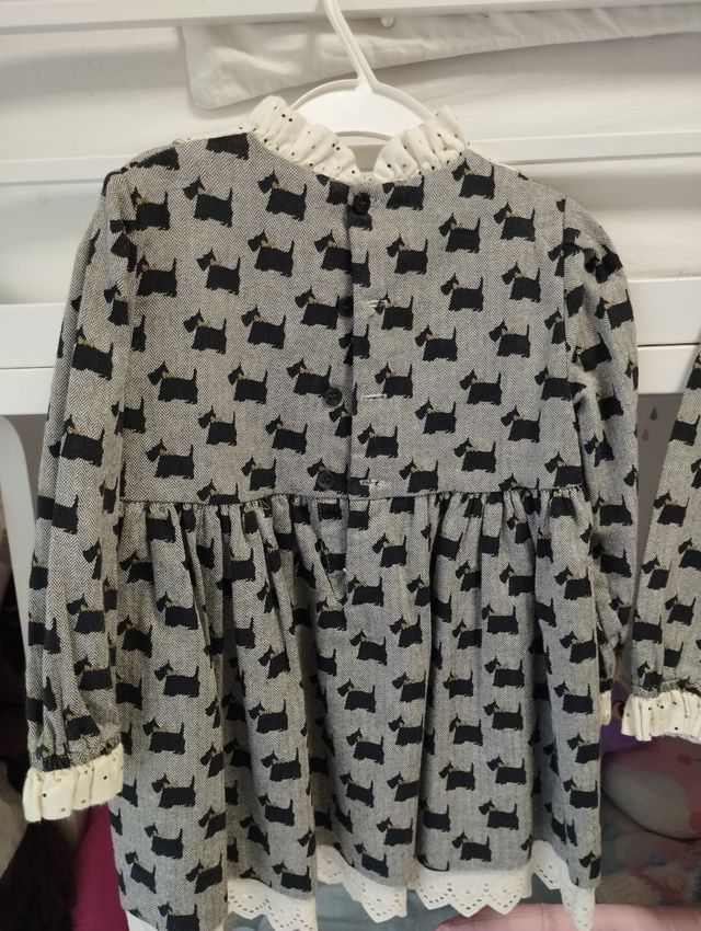 Vestido niña Miranda perritos.