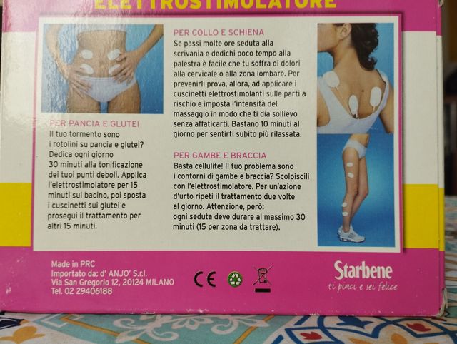 Elettrostimolatore fitness pocket.