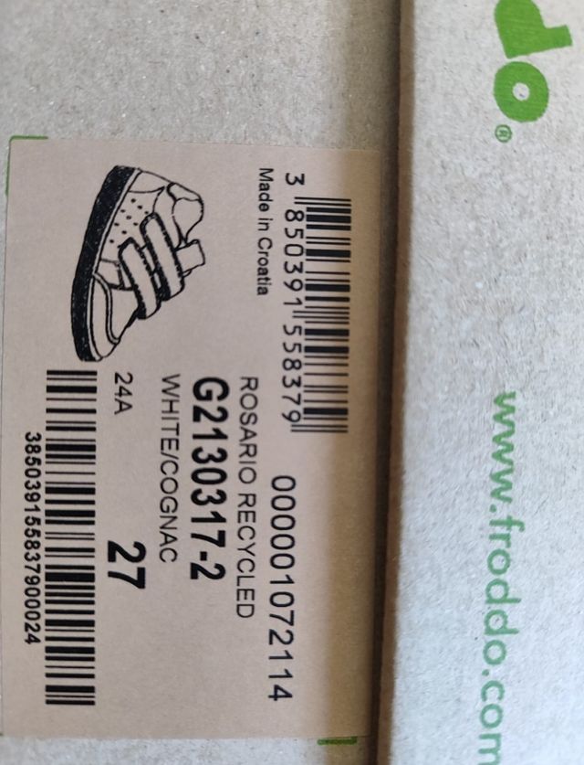 Sneakers Froddo No. 27 in pelle