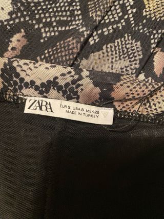 Falda larga zara