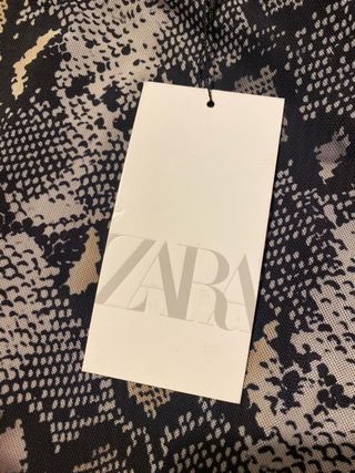 Falda larga zara