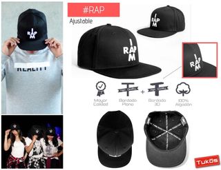 Gorra NUEVA diseño I AM RAP