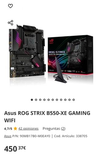 5800x3d + Asus ROG STRIX B550 XE 