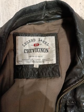 Cazadora cuero auténtico Chevignon S 