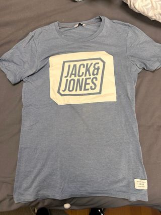 Camiseta Jack y Jones azul claro talla M