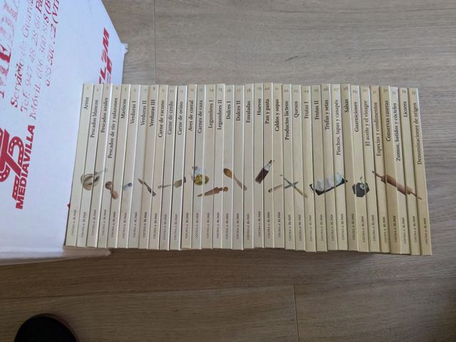Colección 35 libros "Cocina de El Pais"
