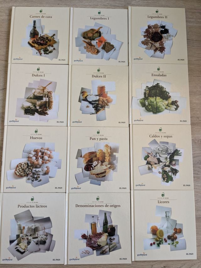 Colección 35 libros "Cocina de El Pais"