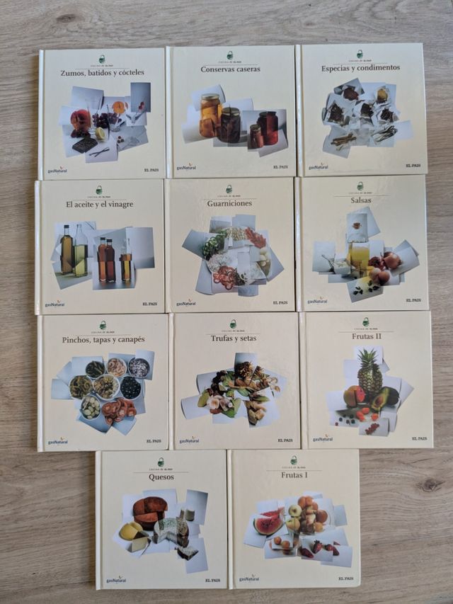 Colección 35 libros "Cocina de El Pais"