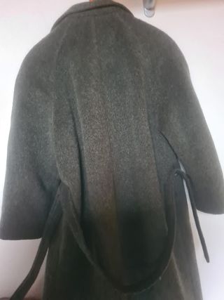 Cappotto lungo verde oversize 