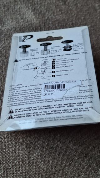 Tapa araña vp de bici 