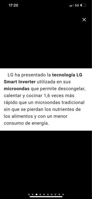 Microondas LG6336GIB 23l