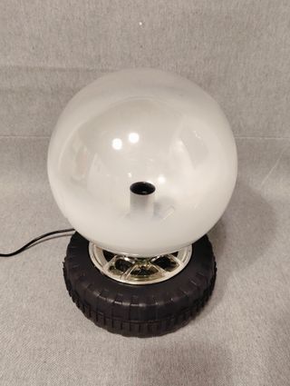 lampada vintage base ruota pneumatico